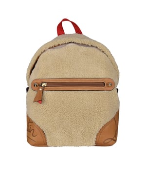 Christian Louboutin Mochila Beige