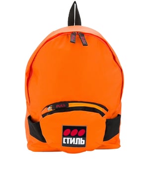 Heron Preston Mochila Naranja