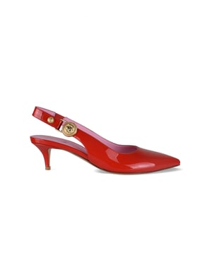 Balmain Zapatos Slingback Eva Rojo