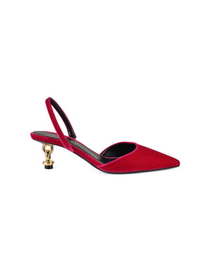 Tom Ford Zapatos de tacón Velvet Chain Rosa