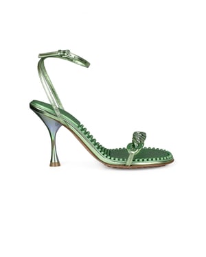 Bottega Veneta Sandalias Dot Verde
