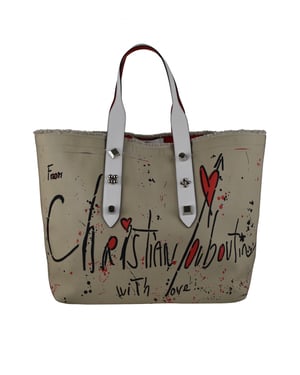 Christian Louboutin Bolso tote Frangibus Beige
