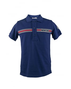 Moncler Polo Azul
