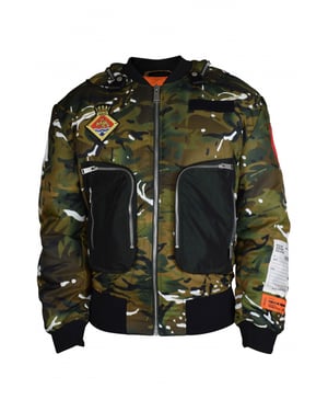 Heron Preston Chaqueta Bomber Caqui