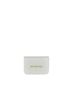Balenciaga Mini Cartera Cash Blanco
