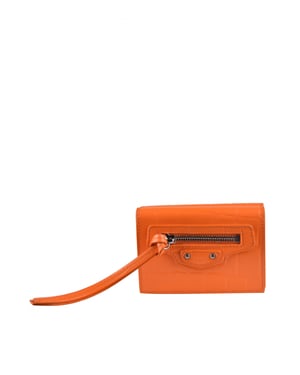 Balenciaga Cartera Neo Classic Naranja