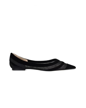 Jimmy Choo Bailarinas Love Negro