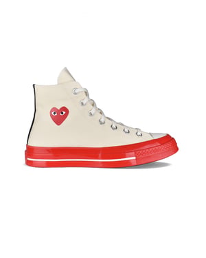 Comme des garçons Sneakers Chuck Taylor alta Beige