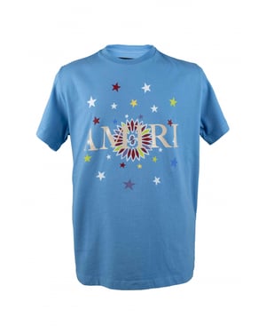 AMIRI Camiseta Azul