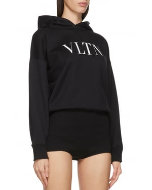 Valentino Garavani Body con capucha Negro
