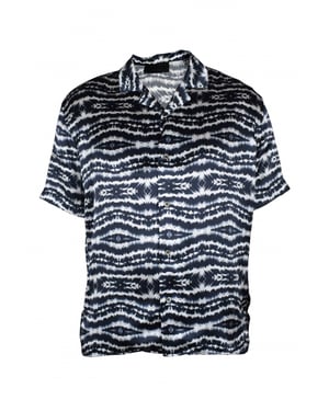 Philipp Plein Camisa Tie Dye SS Negro