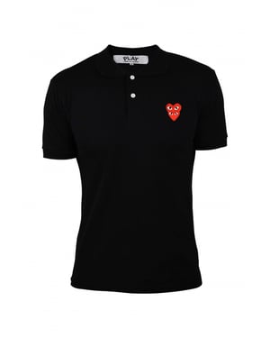 Comme des garçons Polo Negro