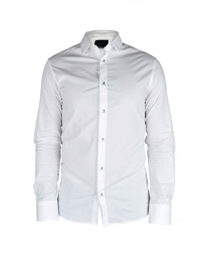 Philipp Plein Camisa LS Skull Blanco