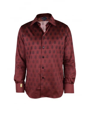 Billionaire Camisa LS Milano All over Burdeos