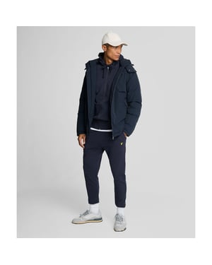 Pantalones de chándal ajustados para hombre Lyle And Scott en azul marino