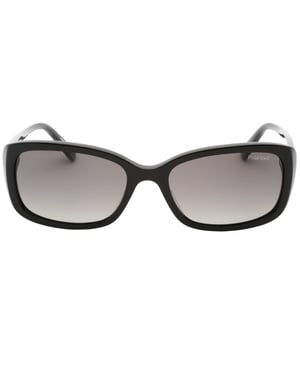 Gafas de sol negras con lentes polarizadas SF grises de Banana Republic