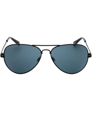 Gafas de sol negras mate con lentes grises de Banana Republic