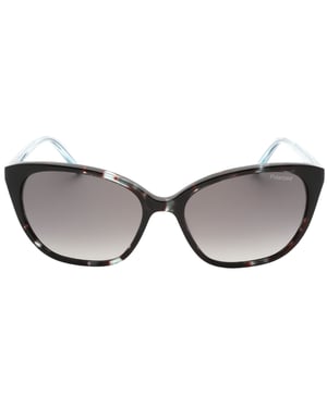 Gafas de sol estilo Havana negras con lentes polarizadas SF grises de Banana Republic