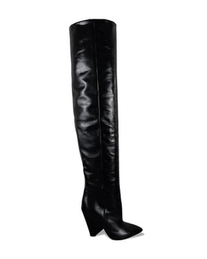 Saint Laurent Botas Niki 105 Negro