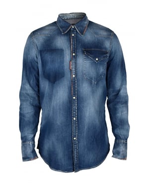 Dsquared2 Camisa Azul