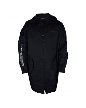 Valentino Garavani Chaqueta impermeable Negro