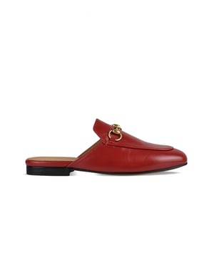 Gucci Mulas Princetown Rojo