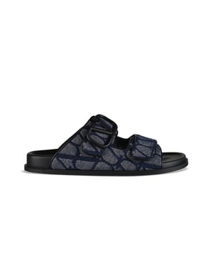Valentino Garavani Sandalias V Logo Azul