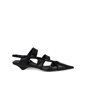 Bottega Veneta Sandalias BV Point Negro