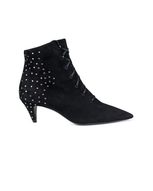 Saint Laurent Botines Kiki 45 Negro