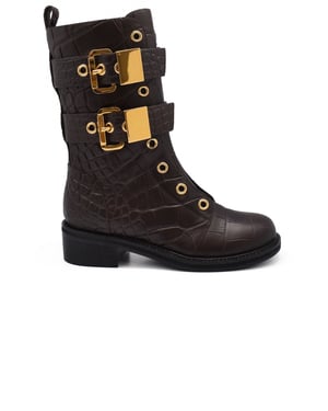 Giuseppe Zanotti Botas de cuero Marrón