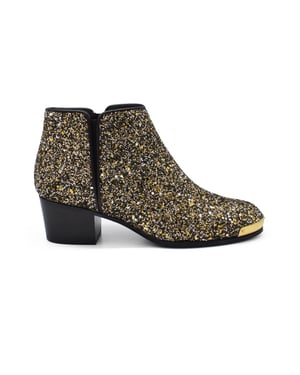 Giuseppe Zanotti Botas de cuero Oro