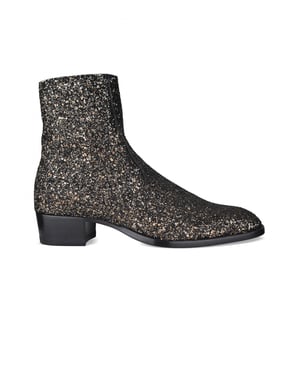 Saint Laurent Botines Wyatt 40 Negro