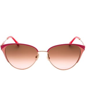 Kate Spade Alianna/G/S Gafas de sol con lentes SF en color marrón y rosa en oro rosa