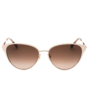 Kate Spade Ianna/G/S Gafas de sol marrones SF con lentes de color rojo y dorado
