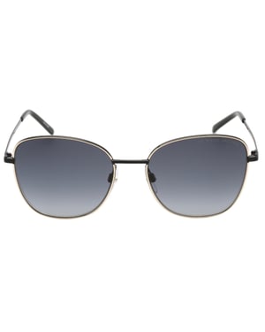 Marc Jacobs gafas de sol negras con lentes sombreados grises