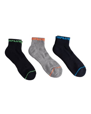 Pack-3 Calcetines Quarter F2523 para Hombre y Mujer