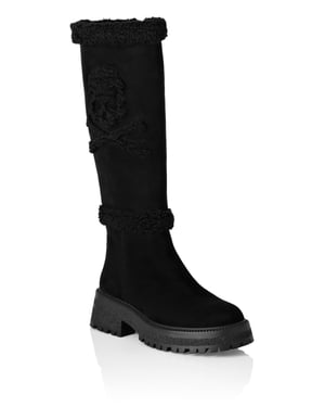 Botas Mid Flat Skull