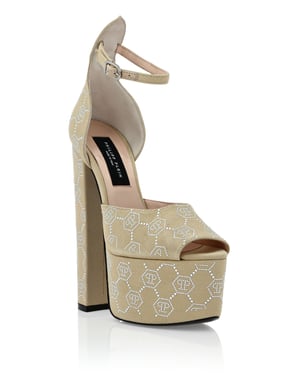 Sandalias Tacones Altos Monogram
