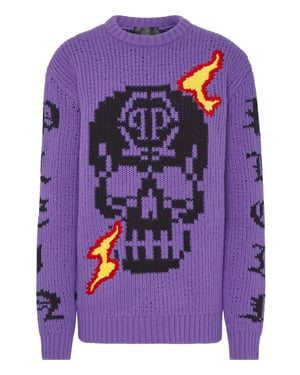 Jersey Cuello Redondo Skull
