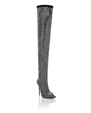 Botas De Tacón Alto Overknees Gothic Plein