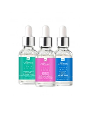 skinChemists Serie Juventud Combo de Sérums Antienvejecimiento