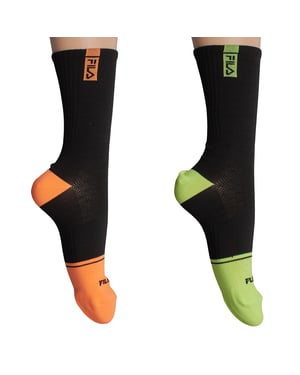 Pack-2 Calcetines Largos para Ciclismo F2524 para Hombre y Mujer
