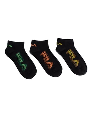 Paquete de 3 Calcetines Invisibles de Algodón F1425 para Niños y Niñas