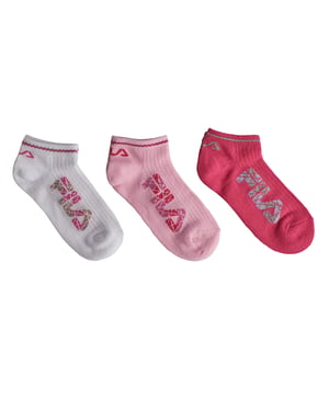 Paquete de 3 calcetines invisibles de algodón F1428 para niñas