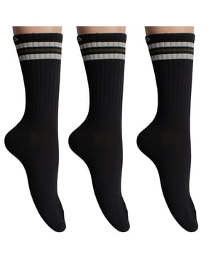 Paquete de 3 Calcetines Largos de Algodón F5604 para Hombres y Mujeres
