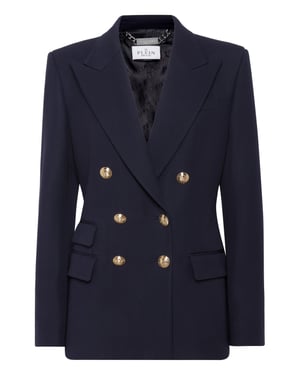 Marine Fit Double-Breasted Blazer Teddy