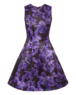 Vestido De Día Flowers