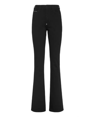 Vaqueros Flare Fit Skull