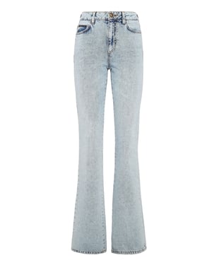 Vaqueros Flare Fit Skull