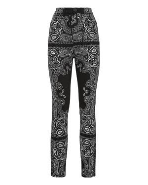 Jegging De Cintura Alta Paisley